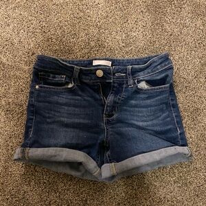 LC Lauren Conrad Indigo Denim Shorts